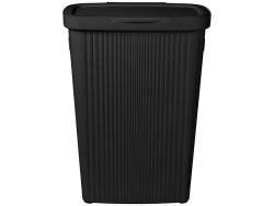 Корзина для белья БЫТПЛАСТ Velvet черный 45 л 433246213