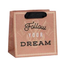 Пакет бум. 14*14*9см Follow /7183910/Дарите Счастье/