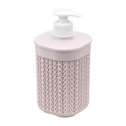 Дозатор жидкого мыла IDEA Вязание чайная роза