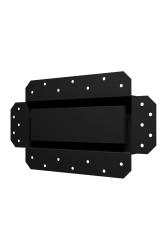 2510SGR, Решетка вентиляционная SGR 250x100 окраш.сталь Matt black ERA