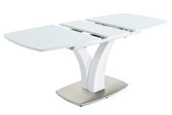 Стол АВРОРА Нотр-Дам Moderne Optiwhite Белый/Белый 1400(1715)*850 мм
