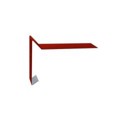 Планка ветровая RAL 3009 100*20*70 мм