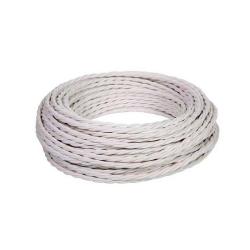 Провод ретро ТМ МЕЗОНИНЪ 3*2,5 мм2 белый