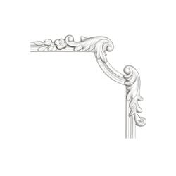 Угловой элемент DECOMASTER 245*245*25 мм 97100-3R