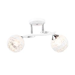 Люстра ЛАЙТ СФЕРА 6431/2 WT+CR Хром