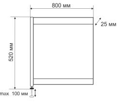 Экран для ванны EMMY Бланка L 80 см