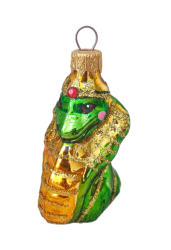 Елочное украшение КОЛОМЕЕВ Кобра 9 см ФУ-416/1