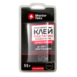 Клей-пластилин MASTERTEKS HomeMaster термостойкий Черный 55 г