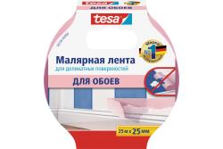 Лента малярная TESA для деликатных поверхностей 25 мм 25 м 