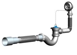 Сифон для ванны AQUANT V155