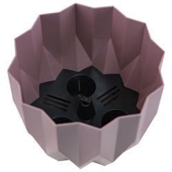 Горшок пластиковый BMC Геометрия Пыльная роза 0,8 л