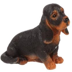 Копилка 19 см Такса черная/G009-19-102K/Яблоко/