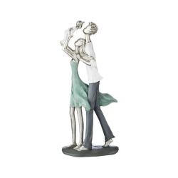 (АКЦИЯ) Cтатуэтка 16,5*8*35,5см Семья, полистоун /154-505/LEFARD/ 