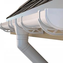 Хомут ТЕХНОНИКОЛЬ Оптима Белый 120/80 мм