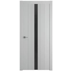 Дверное полотно ALBERO Геометрия 8 серый остекленное 2000*600 мм 