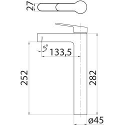 Смеситель для раковины BELBAGNO Delta DEL-LMC-BORO