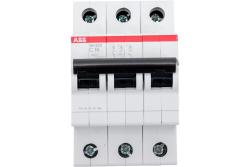 Автоматический выключатель ABB SH203 3P 16 A C 6 кА 2CDS213001R0164