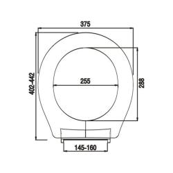 Сиденье для унитаза MILARDO 010PP00M31 