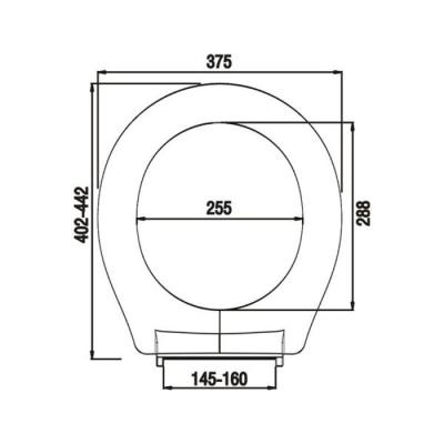 Сиденье для унитаза MILARDO 010PP00M31 
