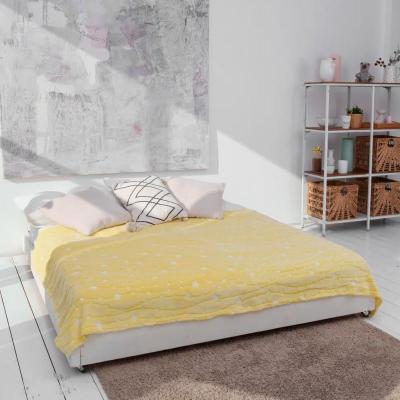 Плед CASA CONFORTE Stella Звезды Желтый 150*200 см