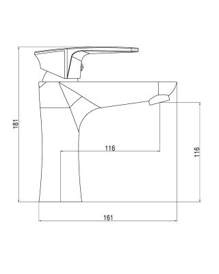 Смеситель для раковины ONE LIFE BY ORANGE OL26-301 Смеситель для раковины ONE LIFE BY ORANGE OL26-301
