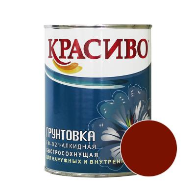 Грунт КРАСИВО ГФ-021 Красно-коричневый 0,8 кг