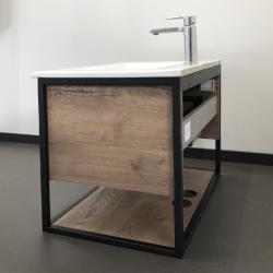 Тумба с раковиной COMFORTY Бонн 75 дуб темный 75E