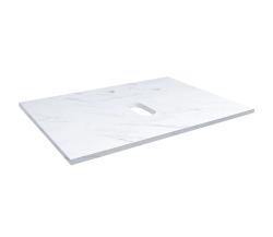 Столешница под раковину VIANT Neo белый мрамор 80*46 см