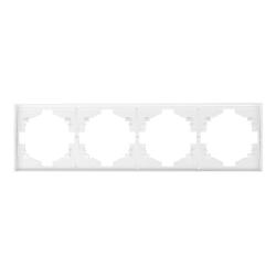 Рамка KRANZ Strong 4 поста жемчуг KR-78-0754-4