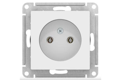 Механизм розетки сетевой SYSTEME ELECTRIC Atlas design белый ATN000141