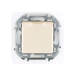 Механизм розетки сетевой LEGRAND Inspiria с крышкой слоновая кость 673741