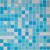 Мозаика KERAMOGRAD Голубой 30,5*30,5 см KG301