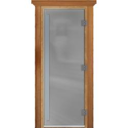 Дверь для бани DOORWOOD Престиж Сатин левое 2000*800 мм