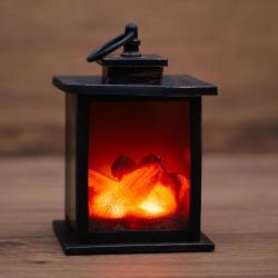 Камин LED NEON-NIGHT Кантри декоративный с эффектом живого огня 12*12*18,5 см 511-031