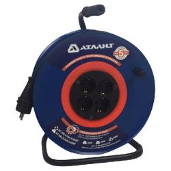 Удлинитель на катушке АТЛАНТ 4 гнезда 30 м 50020