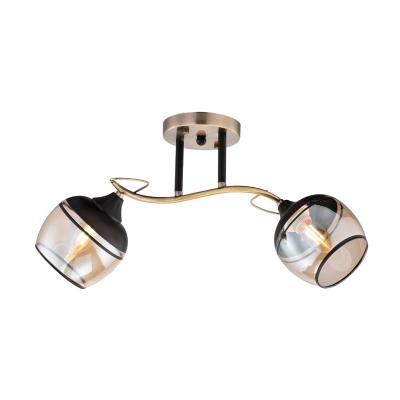 Люстра ЛАЙТ СФЕРА 1727/2 AB+BK Бронза