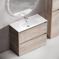 Тумба с раковиной SANCOS Libra Floor 100 дуб галифакс 