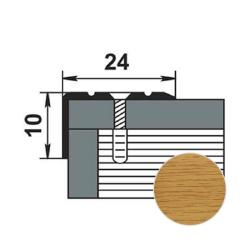 Профиль угловой ЛУКА ПУ 01 Дуб светлый 082 0,9 м