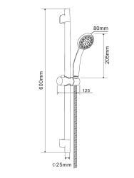 Душевой гарнитур ONE LIFE BY ORANGE OL001