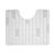 Коврик для ванной FORA Bricks White U-вырез 50*60 см   Коврик для ванной FORA Bricks White U-вырез 50*60 см