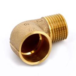 Уголок медный VIEGA комбинированный 15 мм 1/2" НР