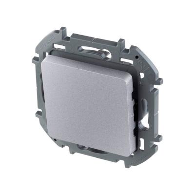 Механизм выключателя LEGRAND Inspiria 1 клавиша алюминий 673602