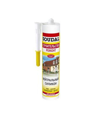 Герметик SOUDAL нейтральный Белый 280 мл