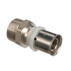 Муфта ALTSTREAM комбинированная пресс 16 мм 3/4" НР