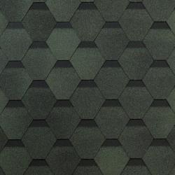 Гибкая черепица SHINGLAS Оптима Зеленый