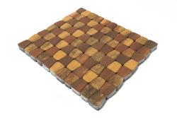 Плитка тротуарная BRAER Классико круговая Колормикс Мальва