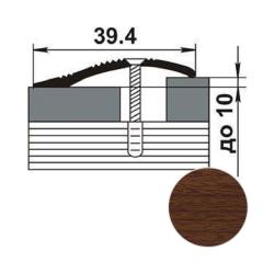 Профиль разноуровневый ЛУКА ПР 02 Орех 088 0,9 м
