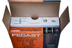 Гвозди 3.0*38 мм с кованым наконечником (1000 шт/уп + газовый баллон) FEDAST