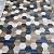 Ковровая дорожка MERINOS Matrix D579 R Beige Blue 0,8 м Ковровая дорожка MERINOS Matrix D579 R Beige Blue 0,8 м