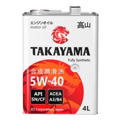 Масло моторное TAKAYAMA 5w40 4 л